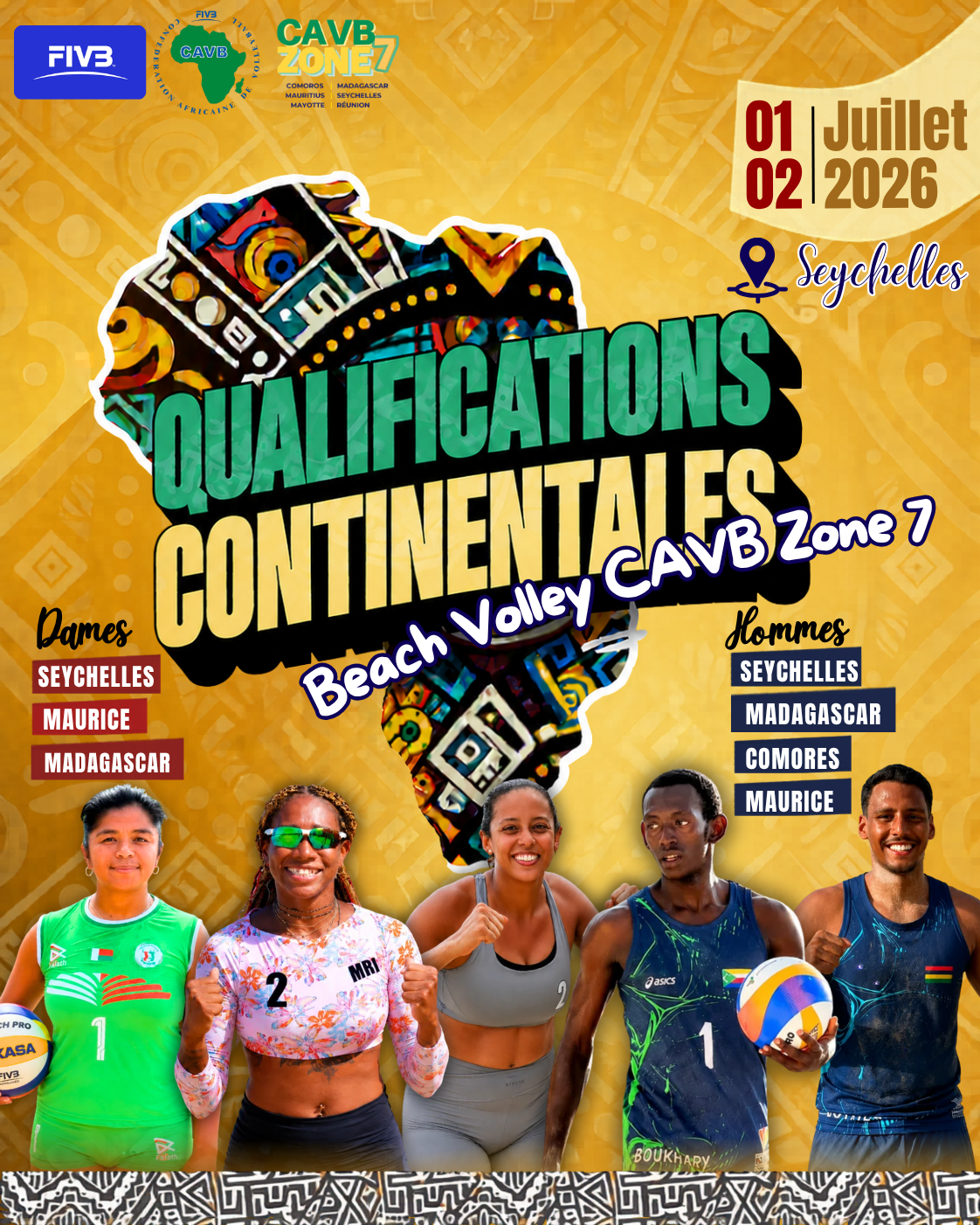 Lire la suite à propos de l’article Beach-volley : qualifications Zone 7 en cours